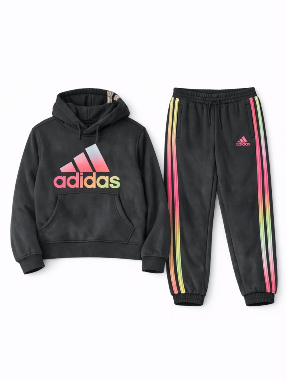 adidas Black Sweatshirt and Joggers with Subtle Logo